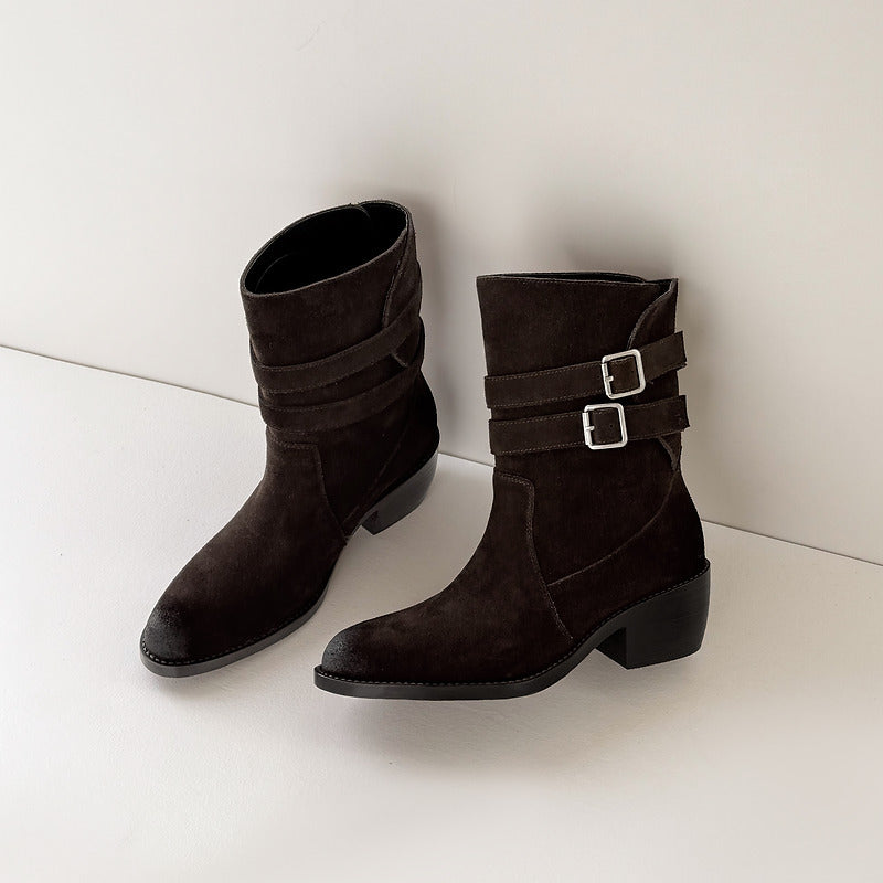 Sienna | Botas Western de Piel Auténtica