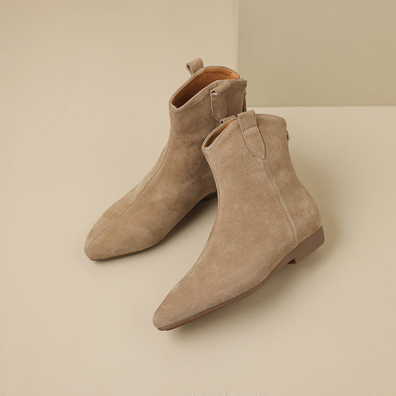 Renata | Botines Chelsea de Ante Auténtico