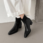 Noelle | Botines de Piel Auténtica con Tacón