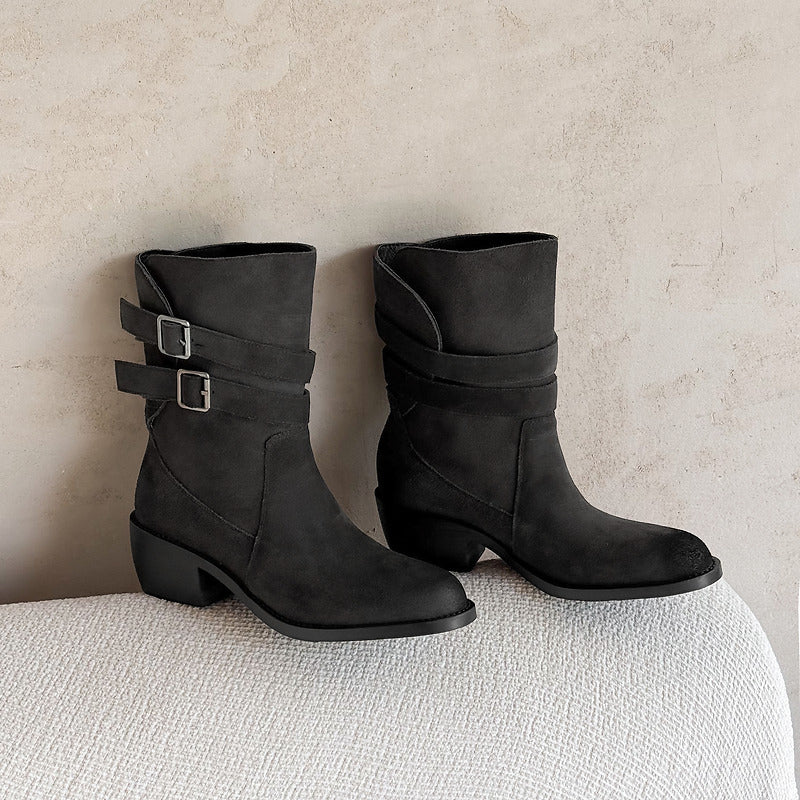 Sienna | Botas Western de Piel Auténtica