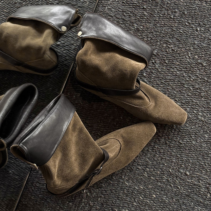 Carla | Botas de Ante Auténtico