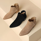 Farah | Botas Rectas de Piel Auténtica