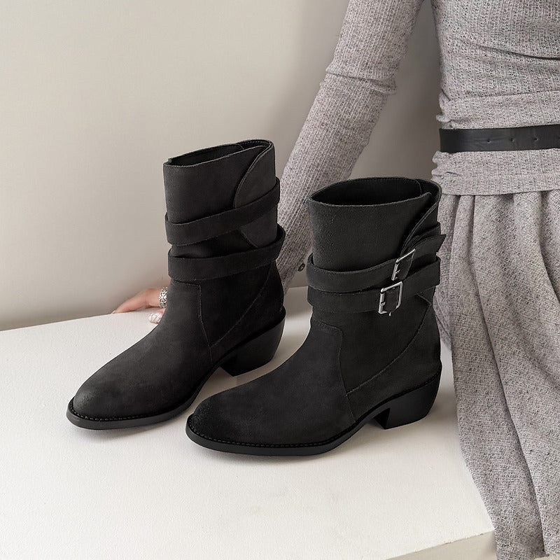 Sienna | Botas Western de Piel Auténtica