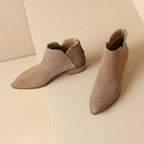 Farah | Botas Rectas de Piel Auténtica