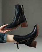 Diana | Botas con Tacón Cuadrado