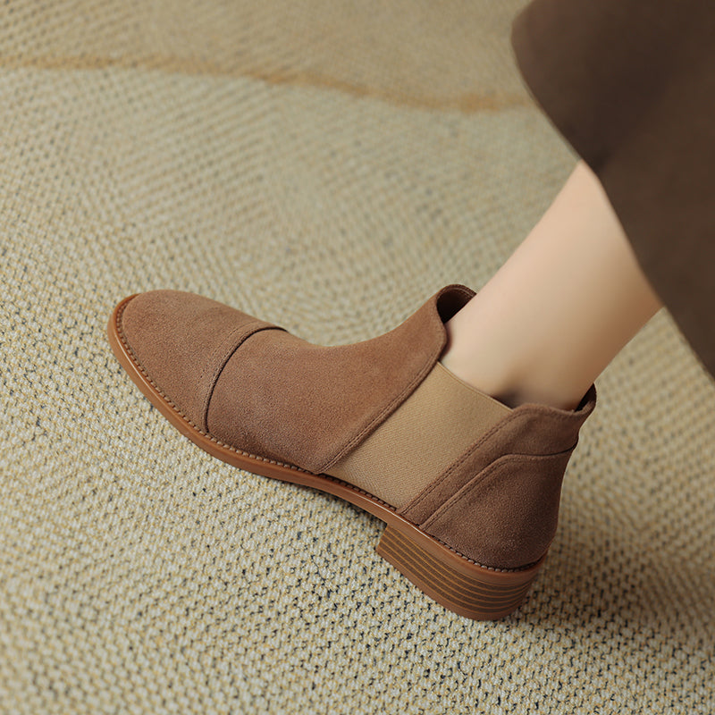 Zadie | Botas de Ante Auténtico