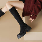Botas Altas de Ante