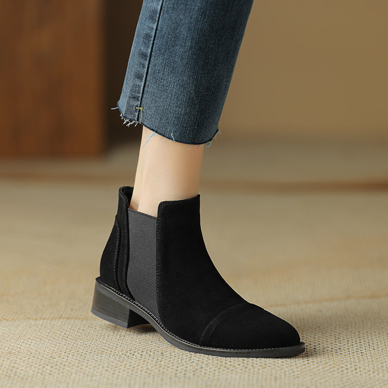 Zadie | Botas de Ante Auténtico