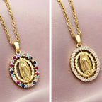 Collar de la Virgen chapado en oro