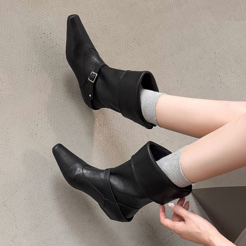 Carla | Botas de Ante Auténtico