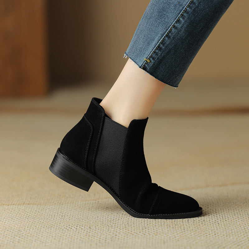 Zadie | Botas de Ante Auténtico