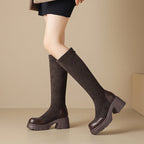 Botas Altas de Ante