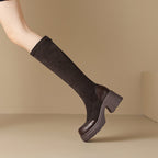 Botas Altas de Ante