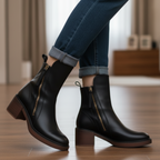 Diana | Botas con Tacón Cuadrado