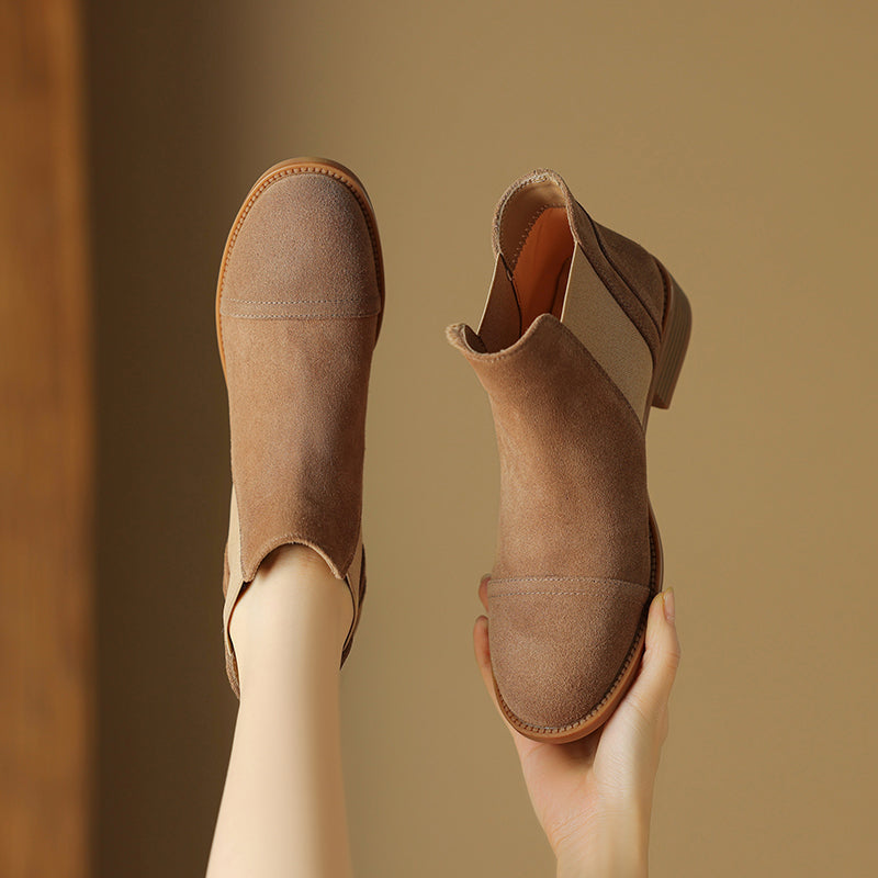 Zadie | Botas de Ante Auténtico