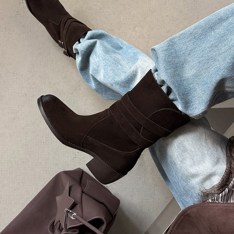 Sienna | Botas Western de Piel Auténtica