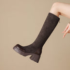 Botas Altas de Ante