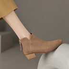Farah | Botas Rectas de Piel Auténtica