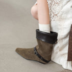 Carla | Botas de Ante Auténtico
