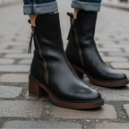 Diana | Botas con Tacón Cuadrado