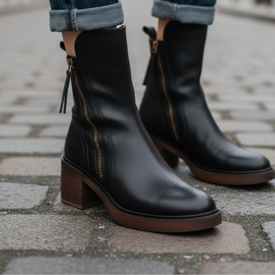 Diana | Botas con Tacón Cuadrado