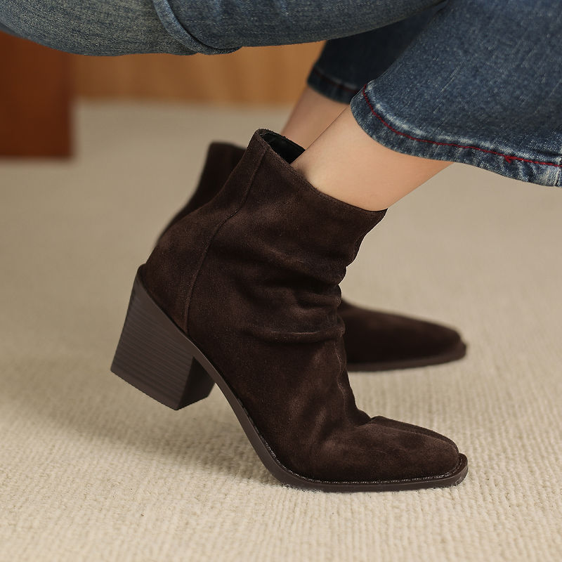 Mercedes | Botines de Ante Auténtico
