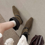 Carla | Botas de Ante Auténtico