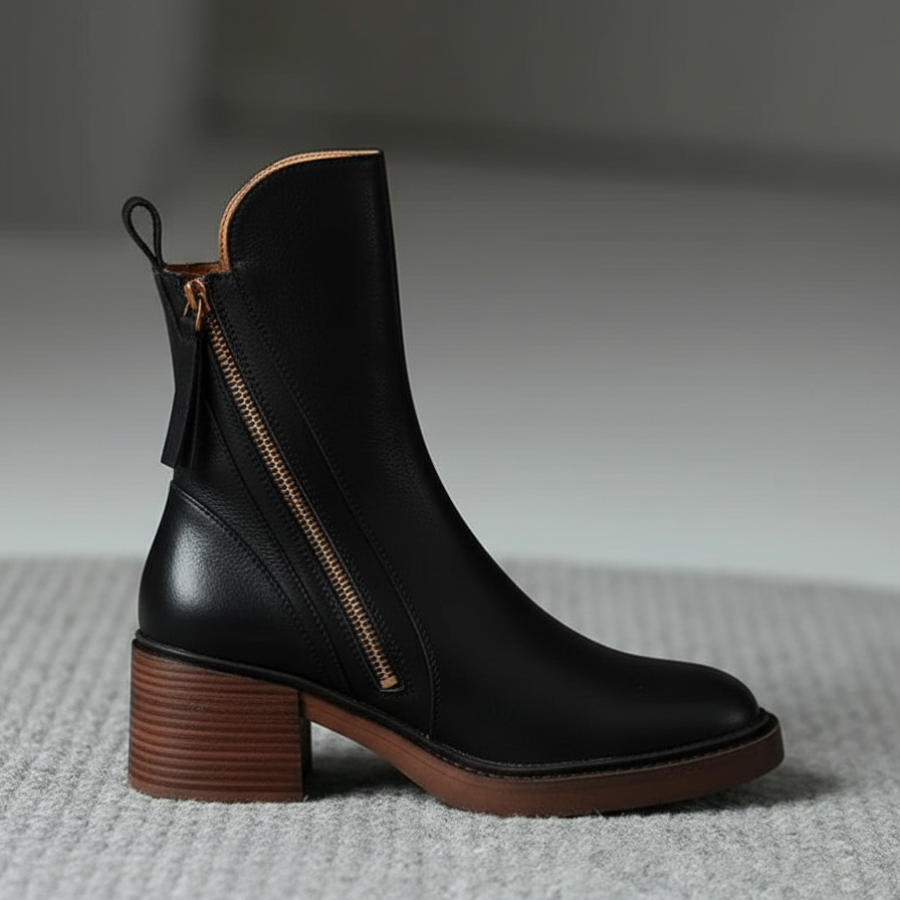Diana | Botas con Tacón Cuadrado