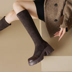 Botas Altas de Ante