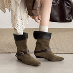 Carla | Botas de Ante Auténtico