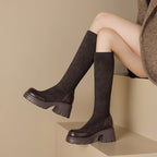 Botas Altas de Ante