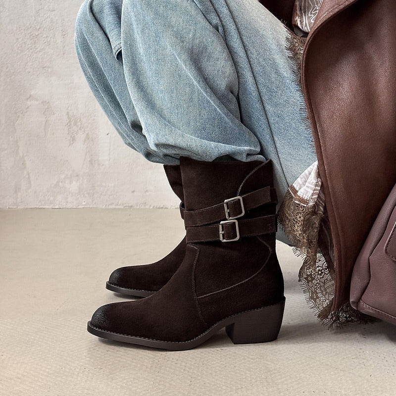 Sienna | Botas Western de Piel Auténtica