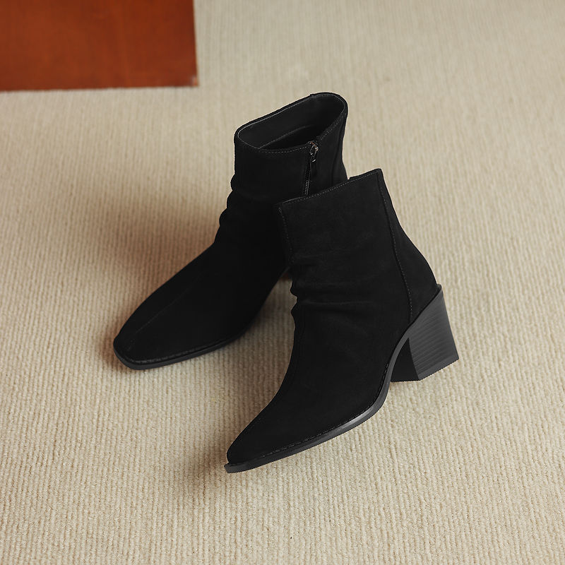 Mercedes | Botines de Ante Auténtico