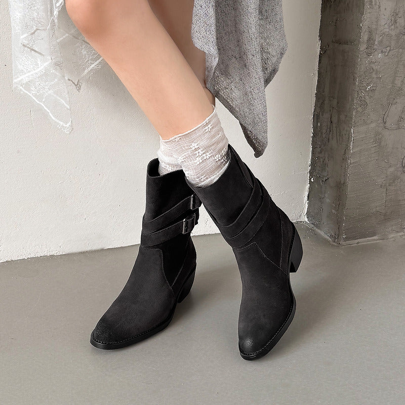 Sienna | Botas Western de Piel Auténtica