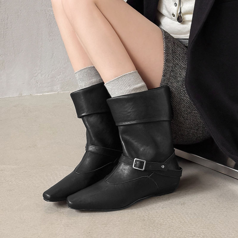 Carla | Botas de Ante Auténtico