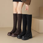 Botas Altas de Ante