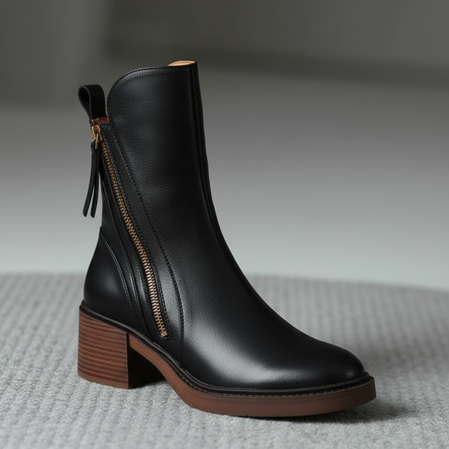 Diana | Botas con Tacón Cuadrado