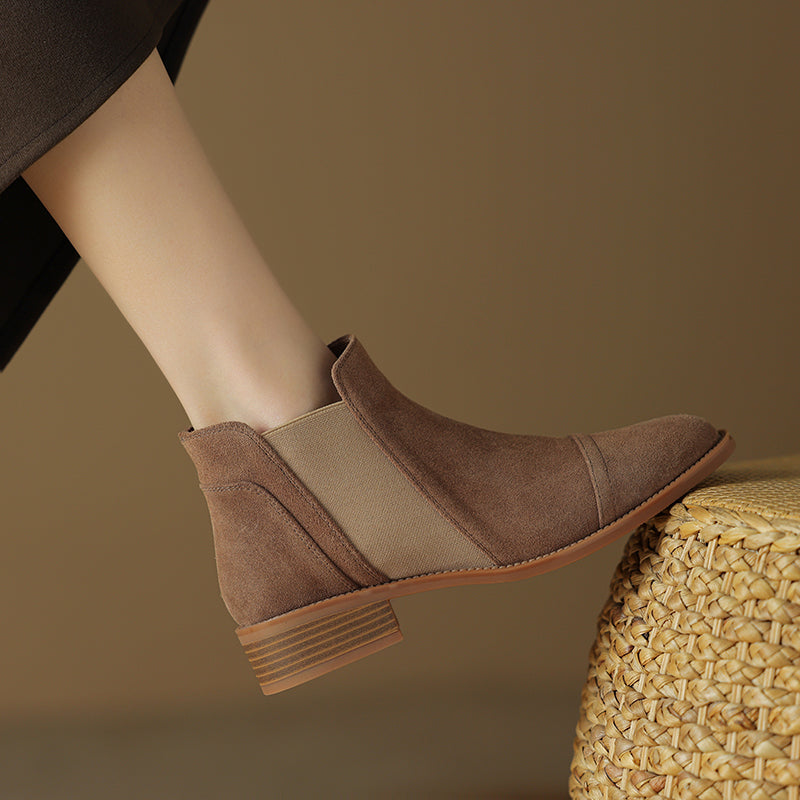 Zadie | Botas de Ante Auténtico