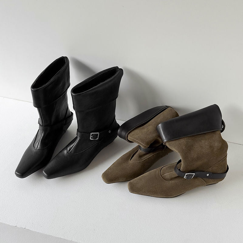 Carla | Botas de Ante Auténtico