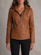 Asunción - Chaqueta de Piel Resistente y Elegante
