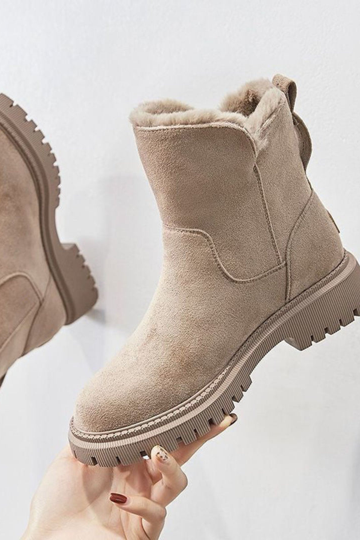 Botines de Invierno con Plataforma Alta