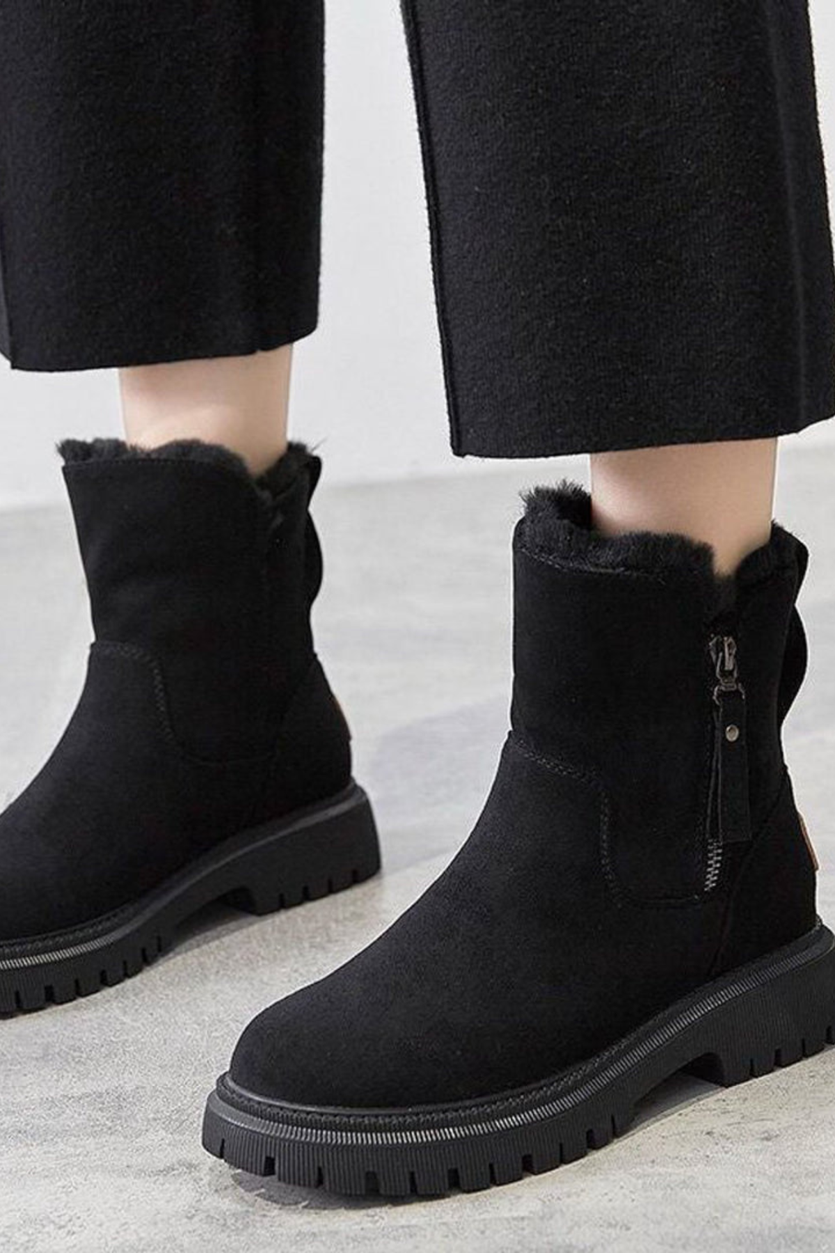 Botines de Invierno con Plataforma Alta