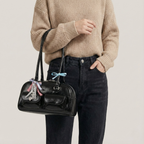 Bolso tote brillante Delfina