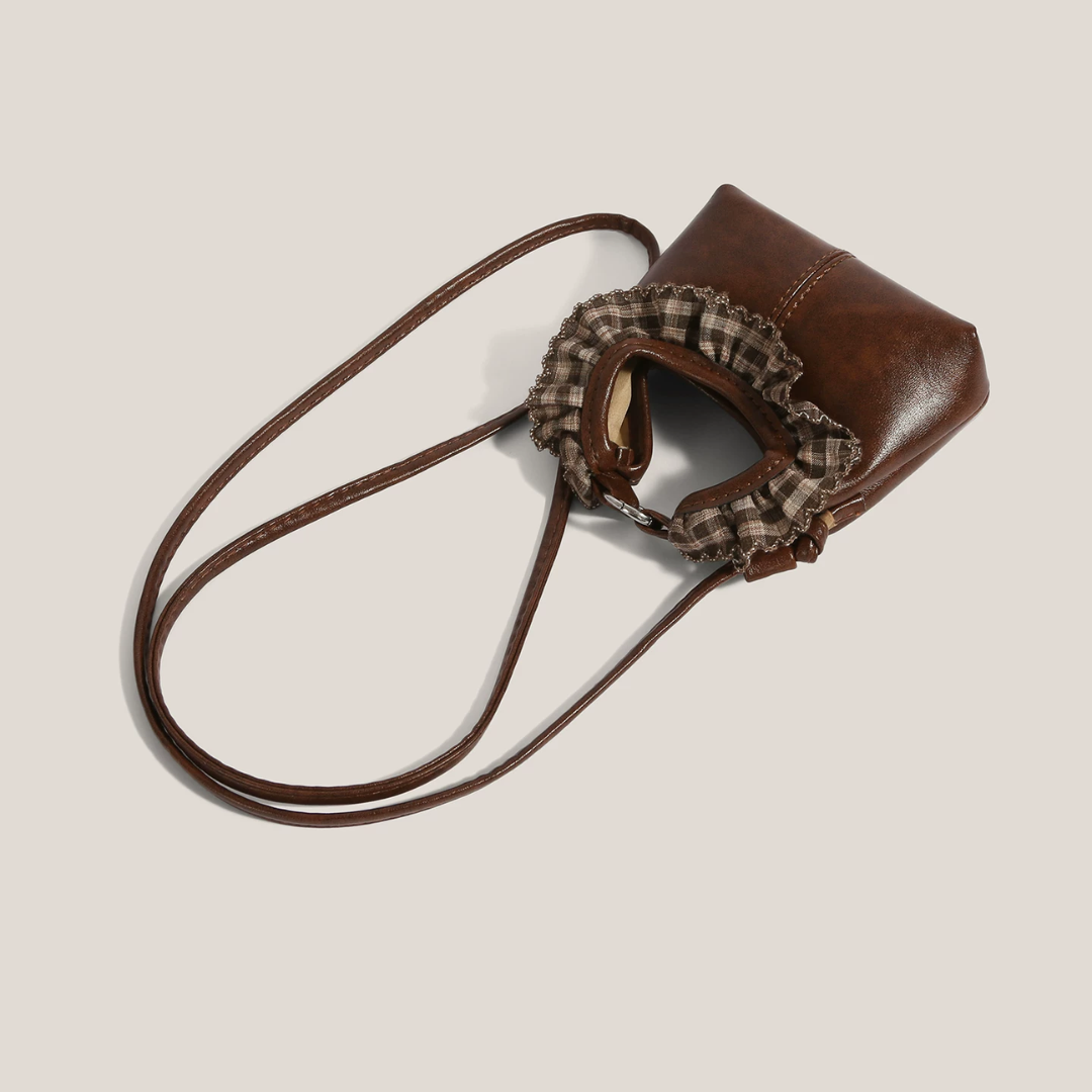 Bolso bandolera con volante Tersilla