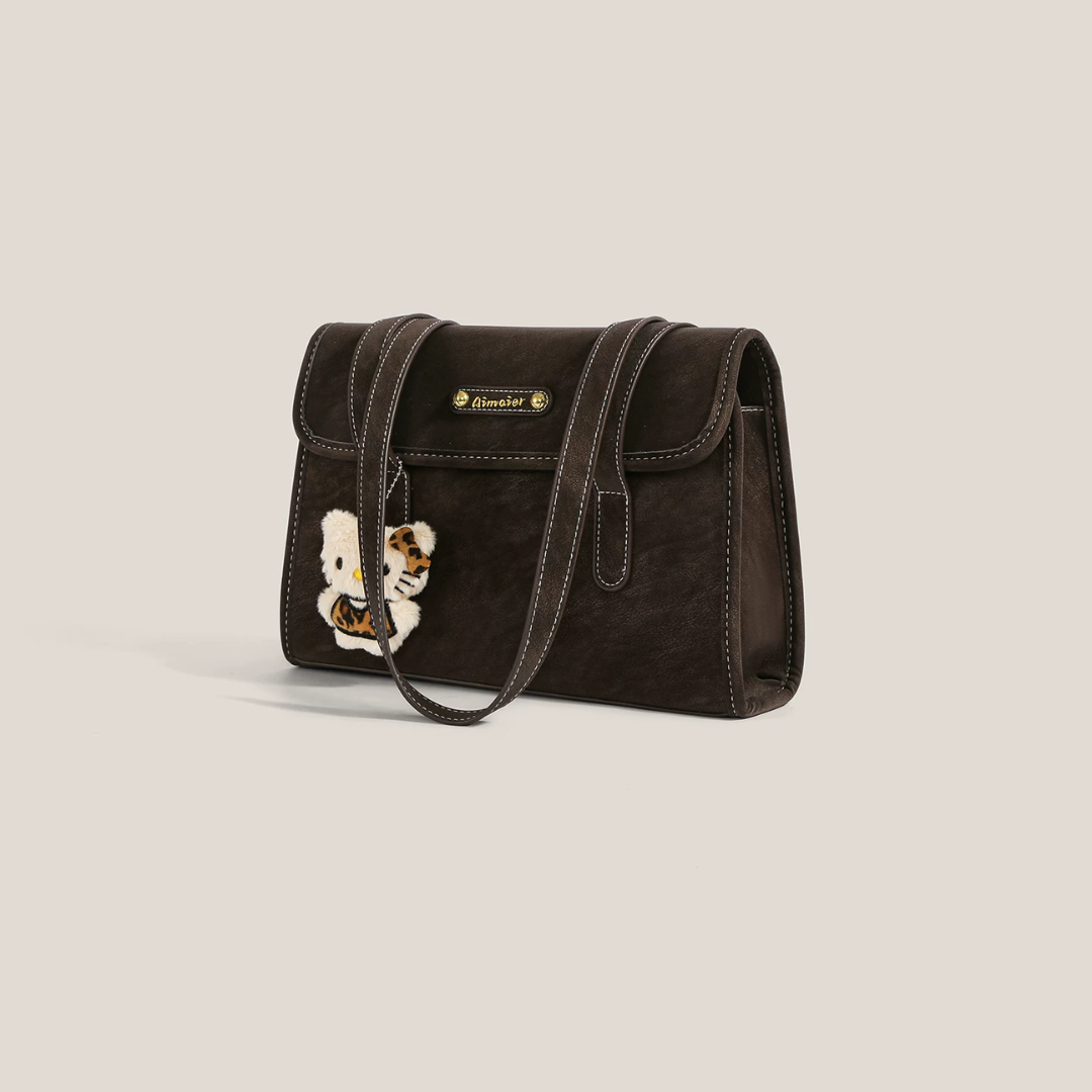 Bolso tote con solapa Vittorina