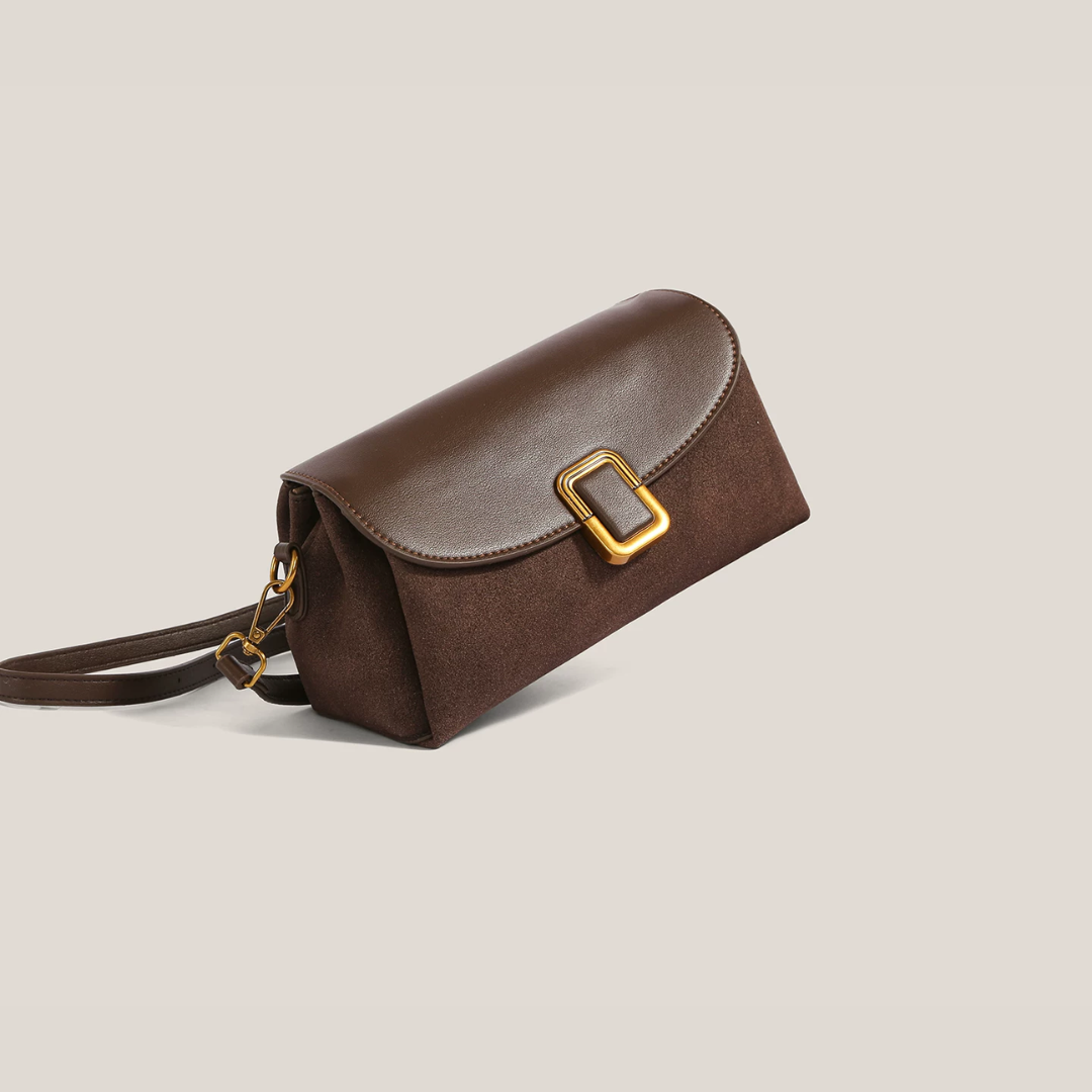 Bolso de mano con hebilla Santina