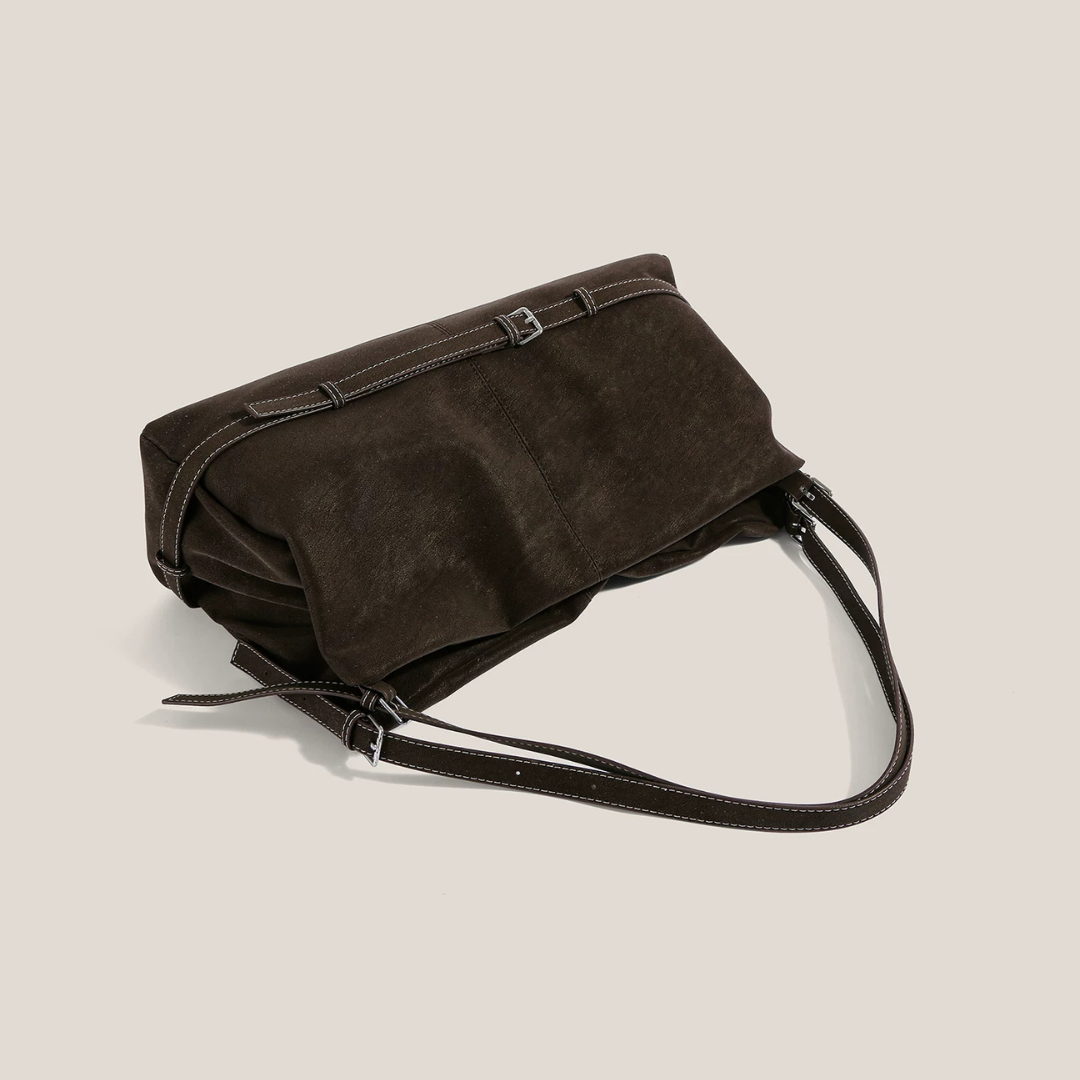 Bolso de hombro de ante Silvia