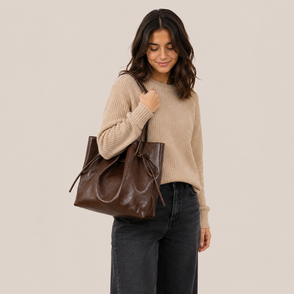 Bolso tote fruncido Marisa