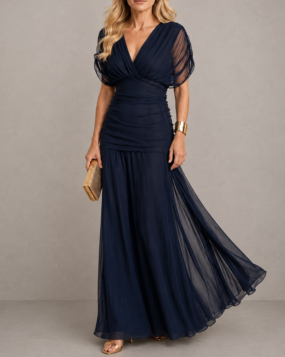 Lisa | Vestido fluido plisado