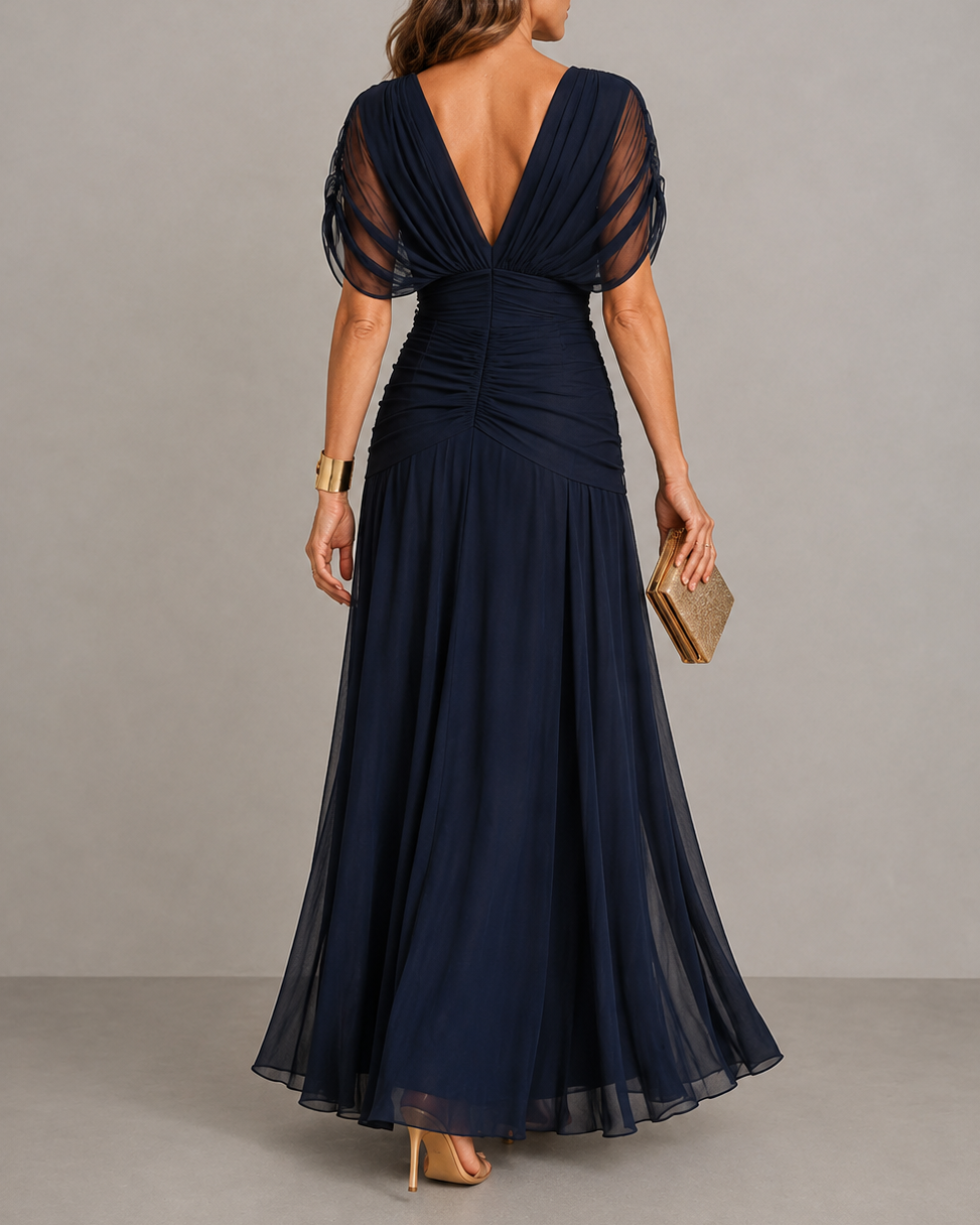 Lisa | Vestido fluido plisado